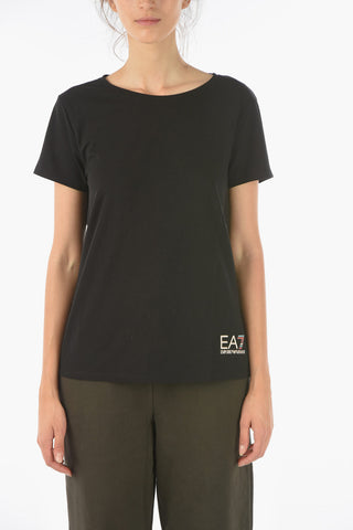 EA7 EMPORIO T-shirt Girocollo in Tessuto Tecnico NATURAL VENTUS