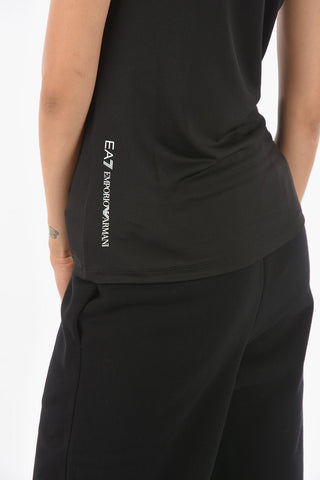 EA7 EMPORIO Active Polo T-shirt with Embossed Logo
