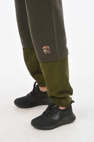 EMPORIO RECYCLED Pantaloni Jogger in Doppio Tessuto