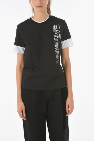 EA7 EMPORIO T-shirt con Dettagli a Contrasto