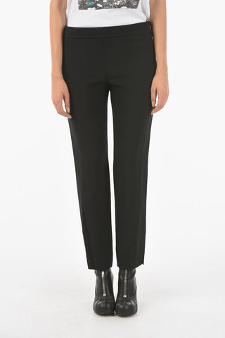 EMPORIO Stretched Pants with Ankle Splits