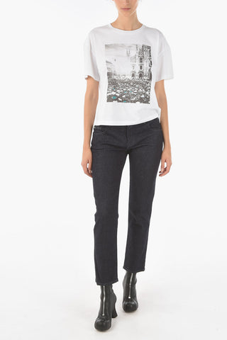 EMPORIO Dark-wash Stretched Denim Jeans