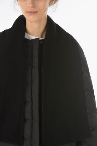 EMPORIO Reversible Down Jacket with Velour Removable Mantle