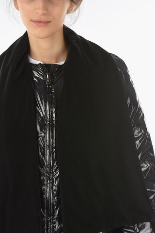EMPORIO Reversible Down Jacket with Velour Removable Mantle