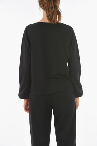 EMPORIO Crewneck Swetshirt with Maxi Pocket