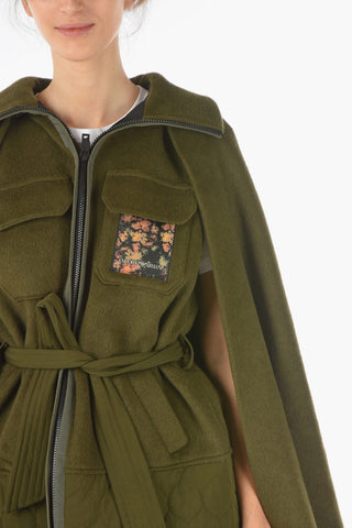 EMPORIO RECYCLED Cappa Military con Cintura