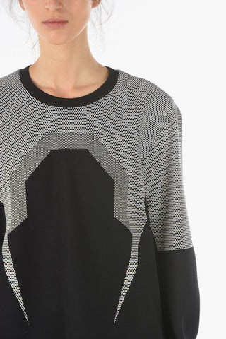 BLACK BARRETT Bolt Printed BOLT MESH Sweatshirt