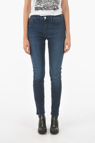 EMPORIO Dark-wash Skinny Jeans with 5 Pockets