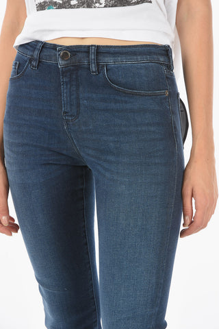 EMPORIO Dark-wash Skinny Jeans with 5 Pockets