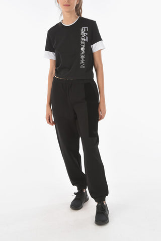 EMPORIO Jogger Pants with Velveted Detail