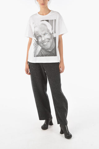 EMPORIO Crewneck T-shirt with Celebratory Print