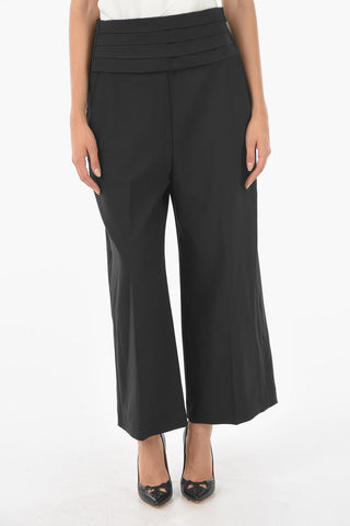 Removable Satin Detail CUMMERBAND Palazzo Pants