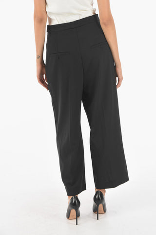 Removable Satin Detail CUMMERBAND Palazzo Pants