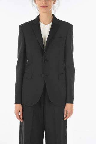 Virgin Wool Blend S/B MENS FIT TUX JACKET Blazer