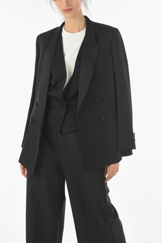 Double-breasted DOUBLE TUXEDO JACKET Blazer with Vest