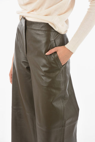 Leather LEAH Culotte Pants