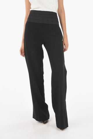 Removable Satin Detail SIDE SPLIT Pants