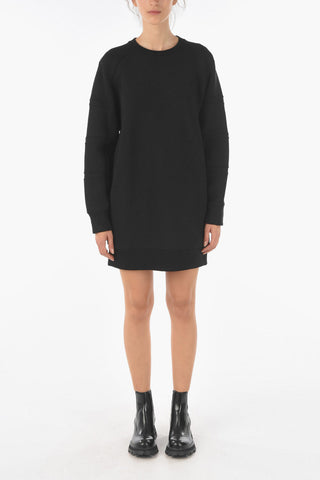 Neoprene MOTO BIKE Sweatshirt Dress