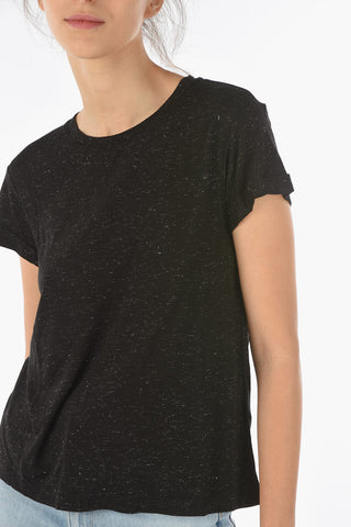 Crew Neck ANNA SHIMMER Lurex T-Shirt