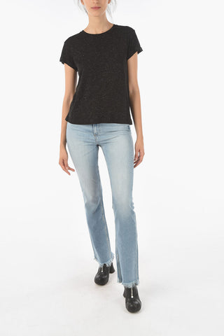 Crew Neck ANNA SHIMMER Lurex T-Shirt