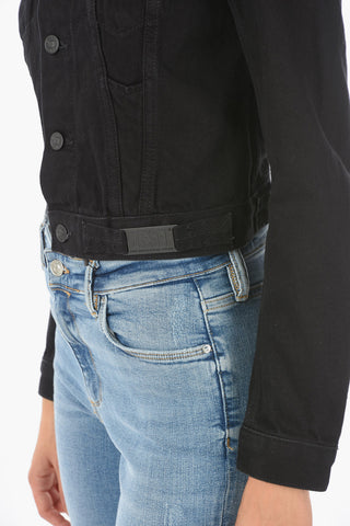 double breast pocket denim DE-LIMMY jacket