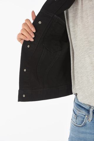 double breast pocket denim DE-LIMMY jacket