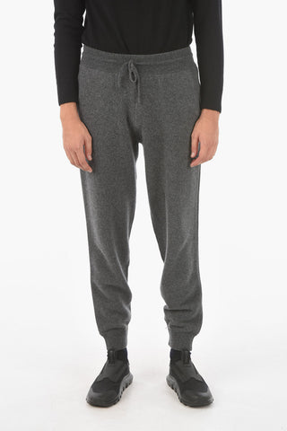 ZZEGNA Drawstring Waist Cashmere 3 Pockets Joggers