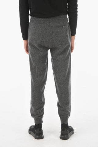 ZZEGNA Drawstring Waist Cashmere 3 Pockets Joggers
