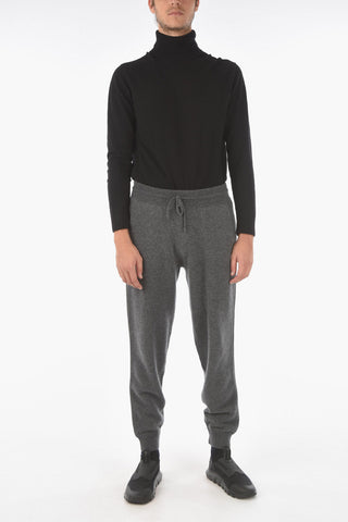 ZZEGNA Drawstring Waist Cashmere 3 Pockets Joggers