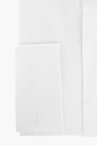 CC COLLECTION Mandarin Collar Shirt with Double Cuffs