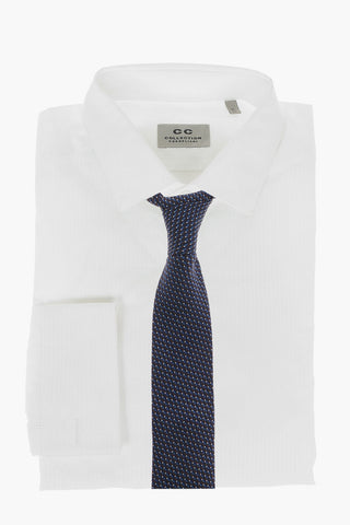 CC COLLECTION Awning Striped Shirt with Spread Collar