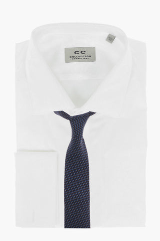 CC COLLECTION Floral Pattern Shirt with Spread Collar