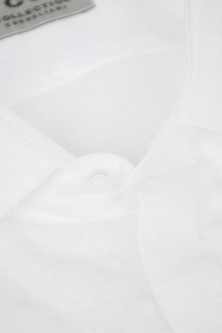 CC COLLECTION Floral Pattern Shirt with Spread Collar