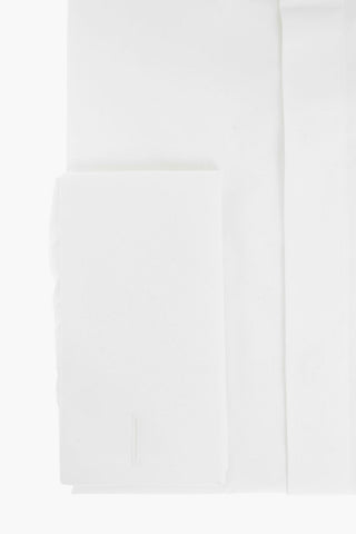 CC COLLECTION Wing-tip Collar Shirt with Double Cuffs