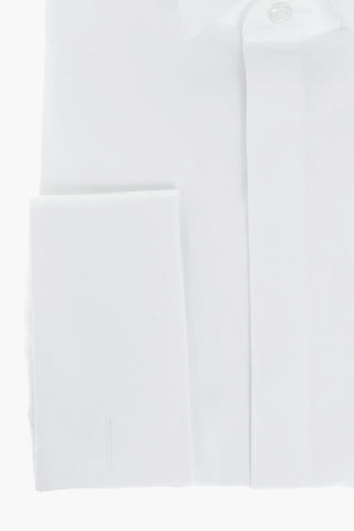 CC COLLECTION Camicia con Collo Diplomatico e Polsini Doppi