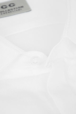 CC COLLECTION Camicia in Twill Con Collo Francese