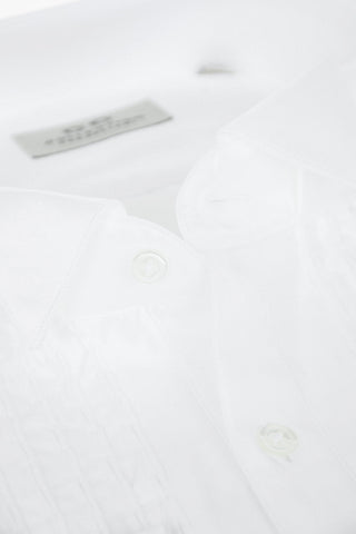 CC COLLECTION Camicia da Cerimonia con Collo Diplomatico e Pochette abbinata