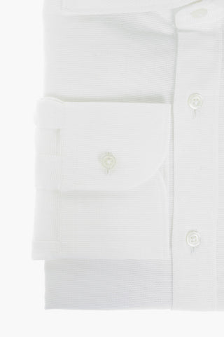 CC COLLECTION Flax Blend Shirt with Spread Collar