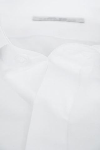 CC COLLECTION Spread Collar Shirt with Double Cuffs