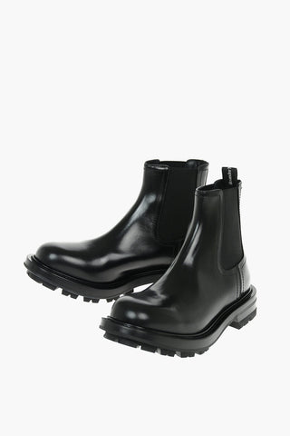 Stivaletti Chelsea WATSON in Pelle con Suola Statement