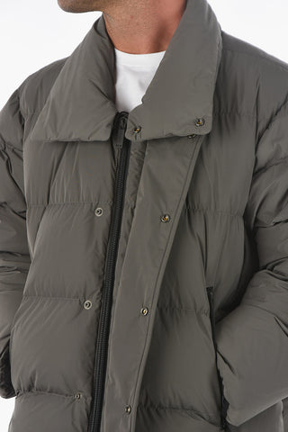 logo printed padded jacket