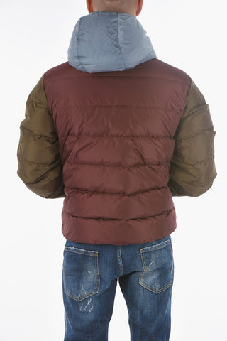 Hooded 2 Pockets Down Jacket