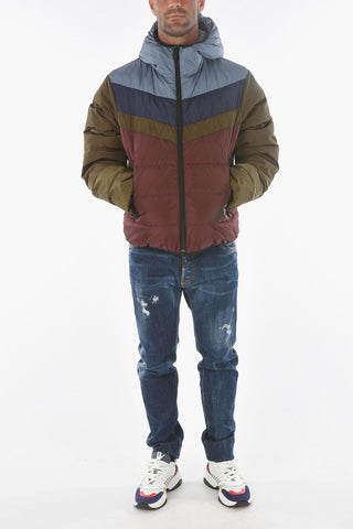 Hooded 2 Pockets Down Jacket