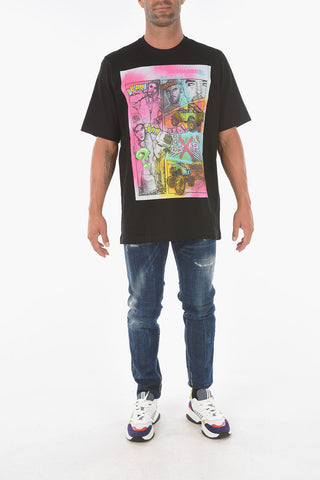 printed SLOUCH FIT T-Shirt