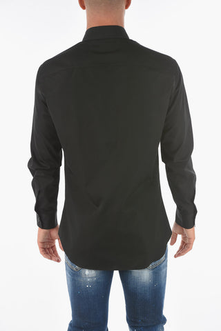 Printed Shirt with Contrasting Logo
