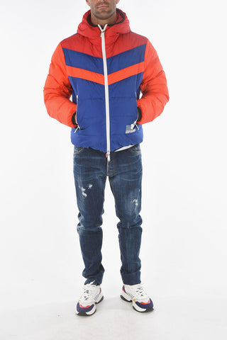 Hooded 2 Pockets Down Jacket