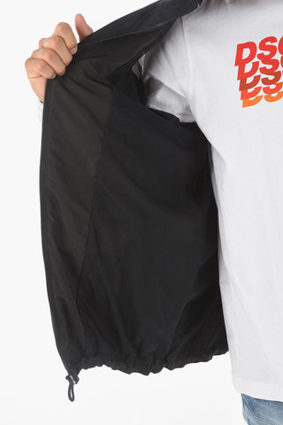 Logo-sleeved Two Tone Sport Windbreaker