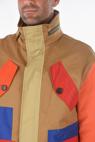 Giubbotto Utility con Abbottonatura Nascosta
