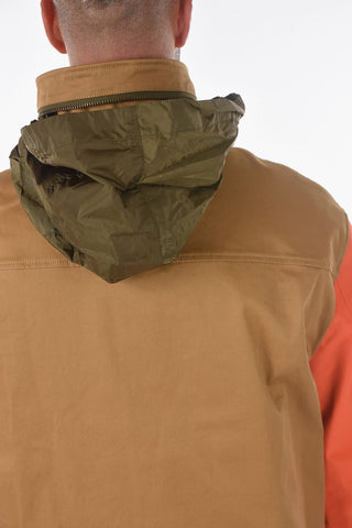 Giubbotto Utility con Abbottonatura Nascosta