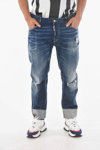17cm Cuffed Hem SAILOR Distressed Jeans